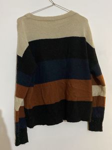 Striped Knit Sweater