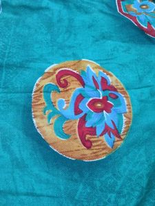 Green Printed Maxi Dress XL