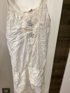 White Embroidered Top