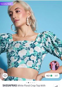 Floral Crop Top