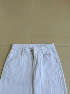White Wide Leg Jeans