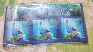 30 Off On Delivery Peacock Printed Fridge Top