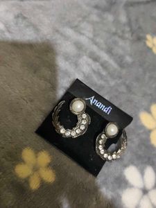 Anandi Pearl &amp; Rhinestone Earrings
