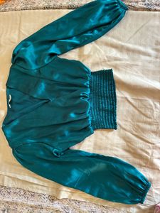 Teal Long Sleeve Top