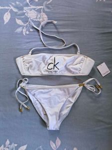 CK White Bikini Set