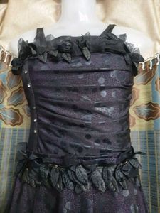 Gothic Polka Dot Party Dress
