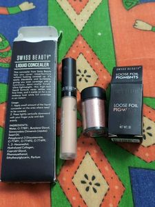 Swiss Beauty Liquid Concealer And Loose Foil