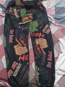 Patterned Casual Pants