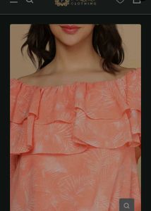 Ruffled Off-Shoulder Top