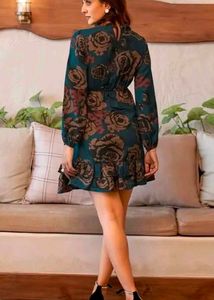 Floral Print Mini Dress