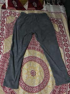 Grey Baggy Track Pants Corduroy