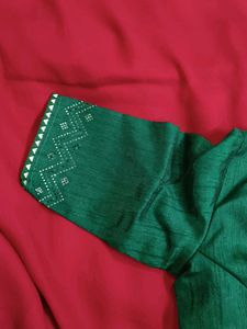 Emberld Green tailore made Blouse