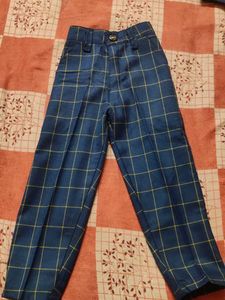 Shirt pant half blazer set