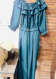 Elegant Green Jumpsuit