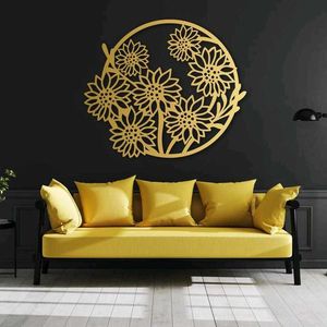 Sunflower Wall Decor Laser Art