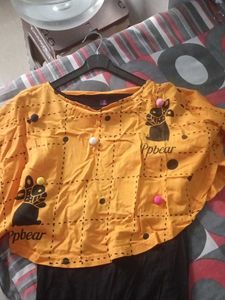 Cute Graphic Print Top