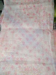 Pretty Pink Floral Saree