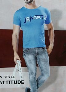 Blue 'Jakarta' T-Shirt