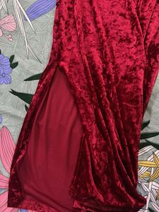 Split Slip Dress
