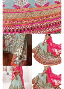 multi color lehenga