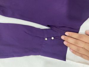 Elegant Purple Blouse