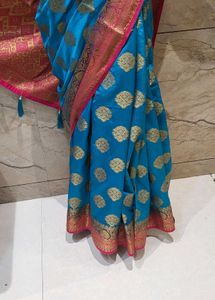 Beautiful Heavy New Saree In Banarasi Silk