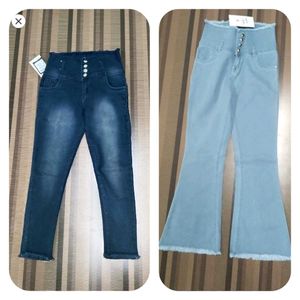 2pc Jeans Combo Size-28 U32 S60