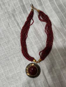 Beaded Pendant Necklace