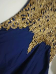 Elegant Blue Ethnic Gown