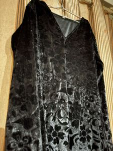 Floral Velvet Dress