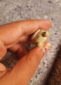 Cat With Froggy Cap Charm