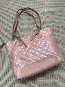 Pink Quilted Handbag