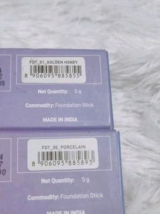 Pack Of 2 Myglamm Pose Hd Matte Foundation Stick