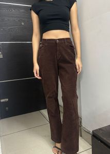 Coffee Brown Straight pants
