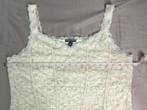 Ivory Lace Top