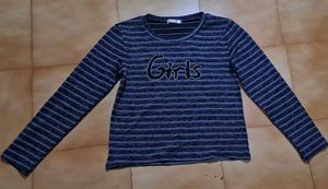 Charcoal Black Tee For Women