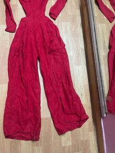 Red Jumpsuit, No Return Or Refund