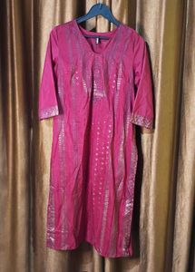 ZIYAA Brand Kurta Bottom Set With Golden Prints Si