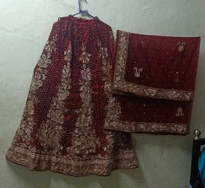 Lehenga With Dupatta+Free Chunri