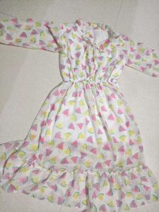 Cute Watermelon Print Dress