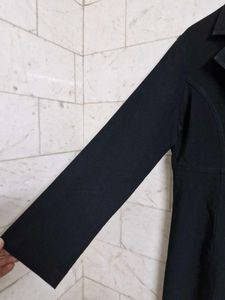 Black Longlline Formal Coat