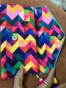 Colorful Geometric Wallet