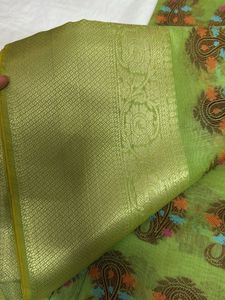 Elegant Green Banarasi Suit Set