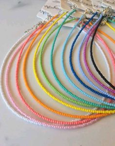 Colorful Seed Bead Choker Necklace
