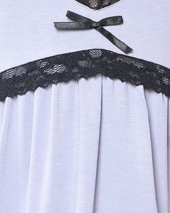 Adjustable Strap Lace Trim Nightie