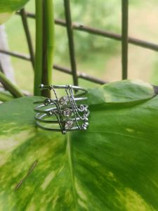 Silver Spiral Statement Ring