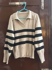 Striped Knit Sweater