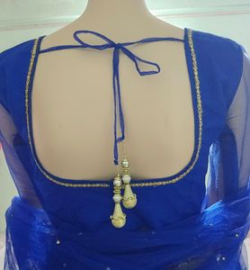 Blue Lahenga Choli