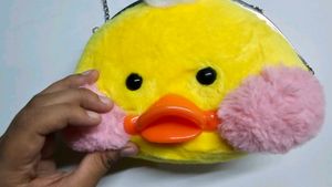 Duck Plush Sling Bag