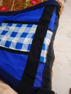 Blue Siffon Kurti